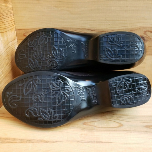 Dansko 39 US 9 Arden Chocolate Leather Comfy Clogs - Picture 7 of 8